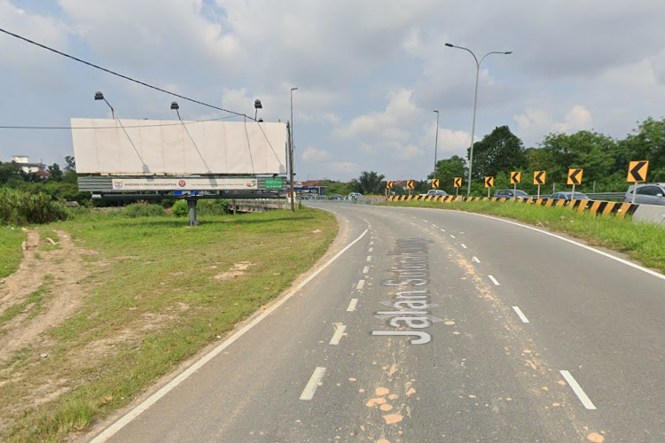 1 Sided Free Standing Billboard at Jalan Sutera Danga, Melaka