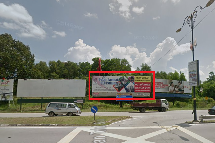1 Panel Free Standing Billboard at Jalan Teluk Sisek, Kuantan, Pahang