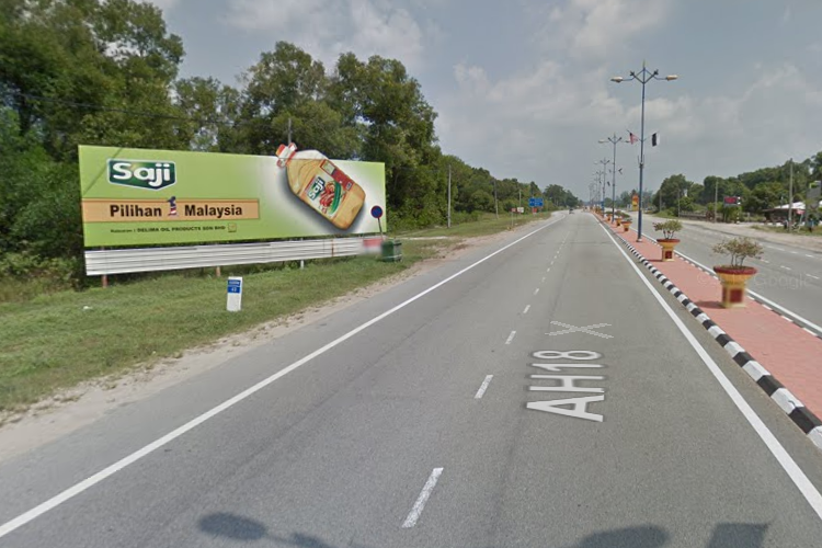 1 Sided Free Standing Billboard at Taman Sri Maulana, Pekan, Pahang