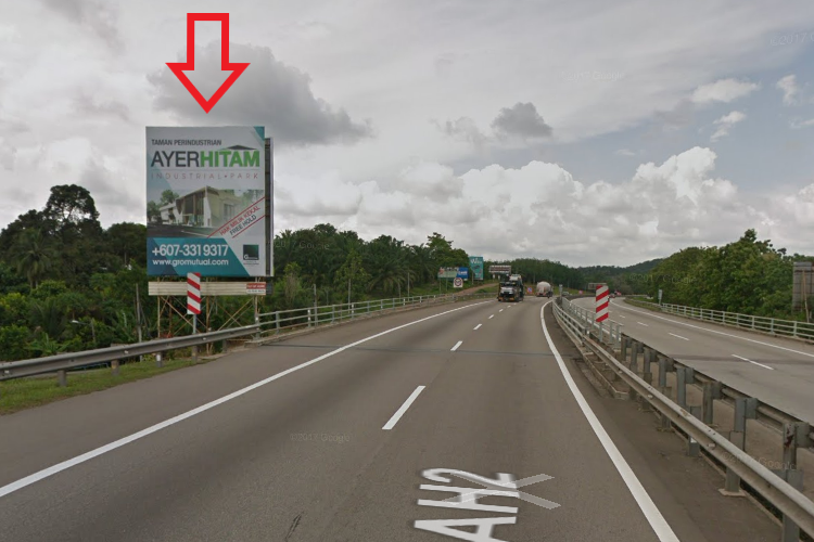 1 Sided Twinpole Billboard at NSE KM88.5 Ayer Hitam (A), Ayer Hitam, Johor