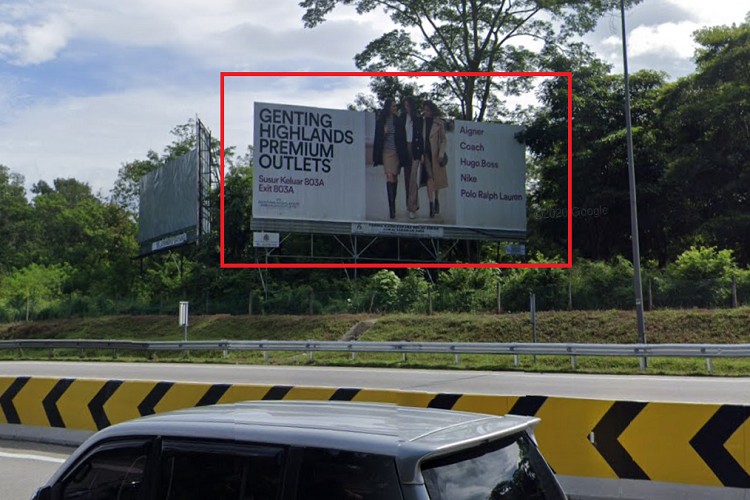 1 Sided Spectacular Billboard at Karak Highway KM20.5, Kuala Lumpur