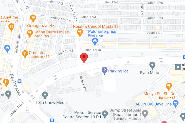 Jalan Universiti / Jalan 17/21, Petaling Jaya, Selangor