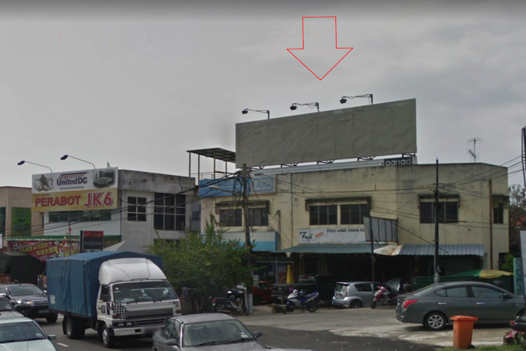 1 Sided Roof Top Billboard at Jalan Sungai Chua, Kajang, Selangor