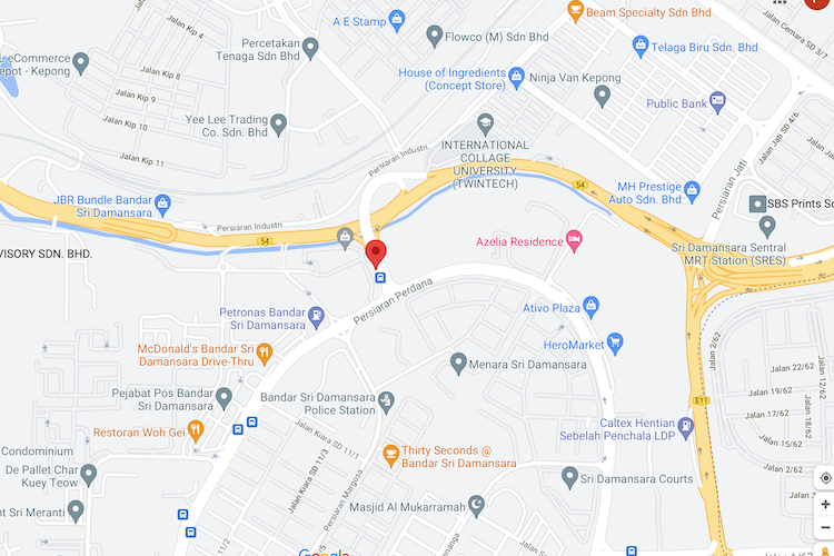 Sri Damansara, Petaling Jaya, Selangor (next to 8trium Building)