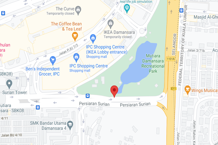 Persiaran Surian, Mutiara Damansara, Selangor (Near IPC Shopping Centre)