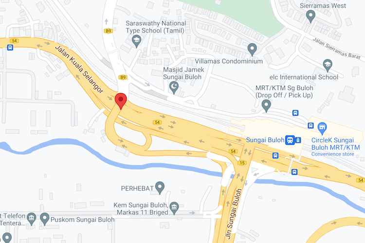 Jalan Kuala Selangor (B), Sungai Buloh, Selangor (near KTM Sungai Buloh)