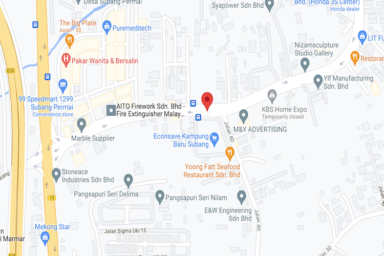 Jalan Pekan Subang, Shah Alam, Selangor (in front of Econsave Kampung Baru Subang)