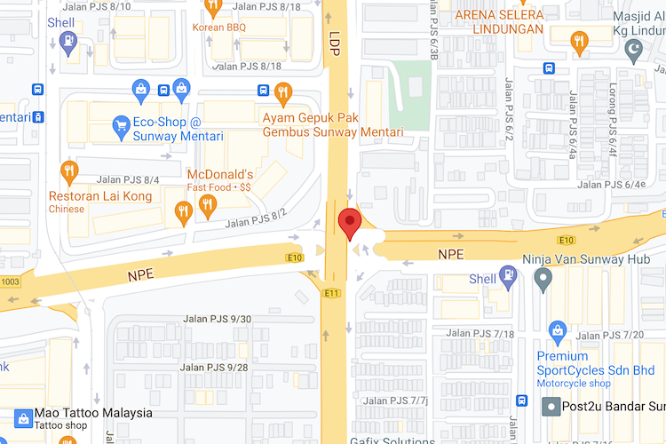 Sunway Mentari / LDP, Subang Jaya, Selangor (heading into Sunway)