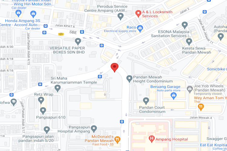 Jalan Pandan Mewah / Jalan Pandan Utama interjunction, Selangor