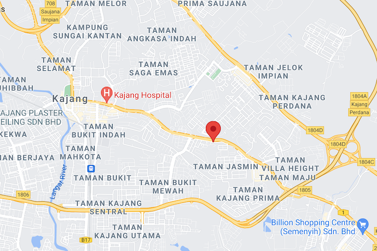 Jalan Semenyih, Kajang, Selangor (in front Pizza Hut)