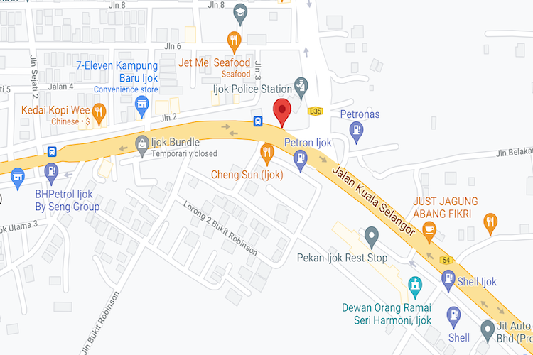 Jalan Kuala Selangor, Jalan Bukit Badong, Kuala Selangor, Selangor