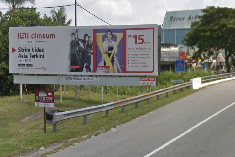 1 Sided Free Standing Billboard at Taiping / Jalan Kampung Dew (B), Perak