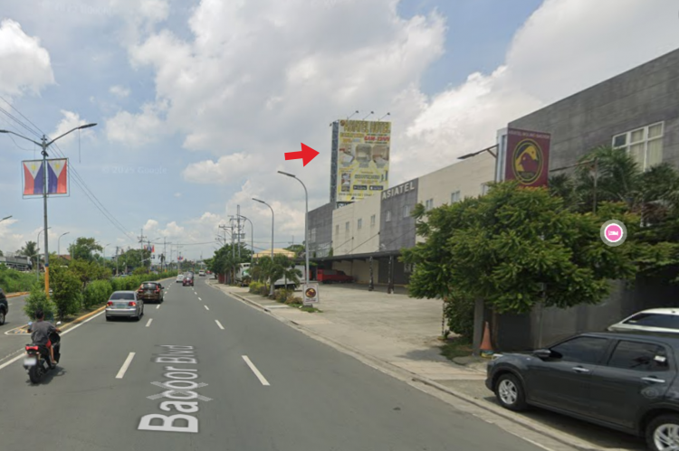 2 Sided Vertical Rooftop Billboard at 5399, Bacoor Boulevard, Bacoor (on top of Asiatel Building)