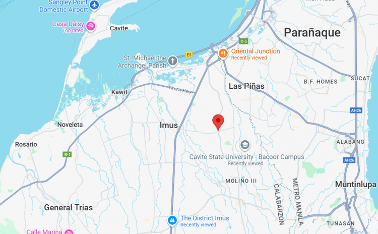 Map - Vertical Rooftop Billboard at Bacoor Boulevard, NIA Road, Mambog, Bacoor, Cavite (on top of CVT Eyespecs Optical Building)