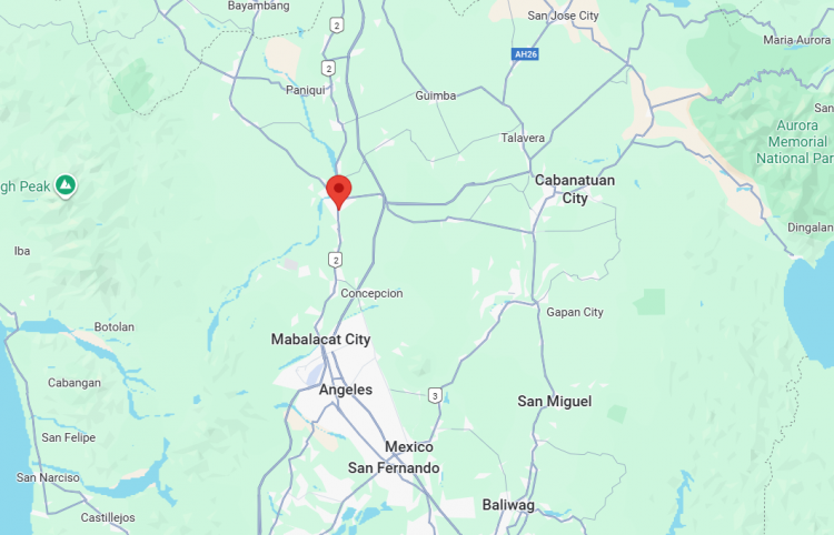 Map - Horizontal Wall-Mounted Billboard at DH Building, MacArthur Hwy, Brgy. San Rafael, Tarlac City, Tarlac (on the side of the Living Stream Academy of St. Rafael Building)