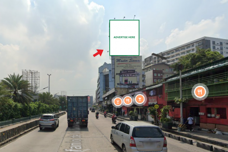 1 Panel Vertical Wall-Mounted Billboard at Tagum Bldg., No. 282 EDSA Extension, Pasay, Metro Manila