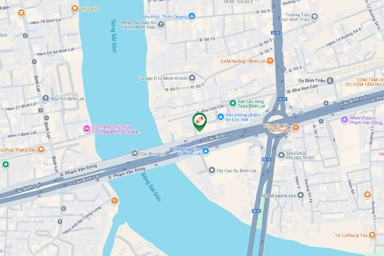 Map - Horizontal Unipole Billboard at 30 Kha Van Can, Thu Duc, Ho Chi Minh City.