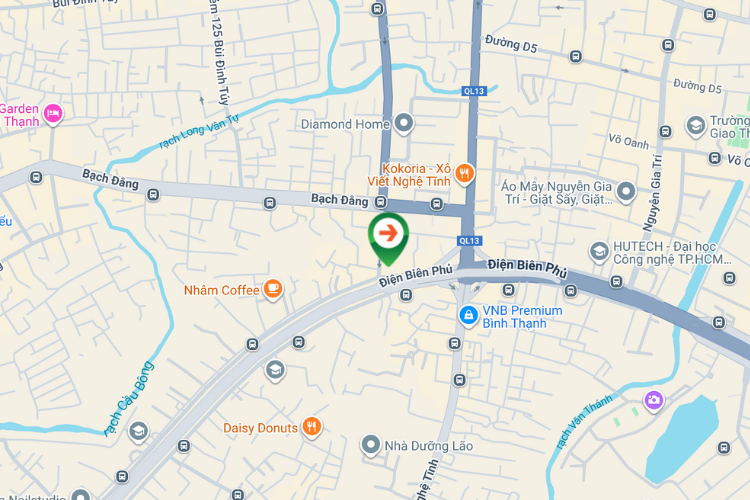 Map - Horizontal Wallscape Billboard at 321 Dien Bien Phu, Gia Dinh Ward, Ho Chi Minh City