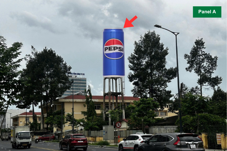 1 Panel Cast Column Billboard at 18E Street, Tan Son Nhat Ward, Ho Chi Minh City (Opposite Republic Suites Saigon Airport)