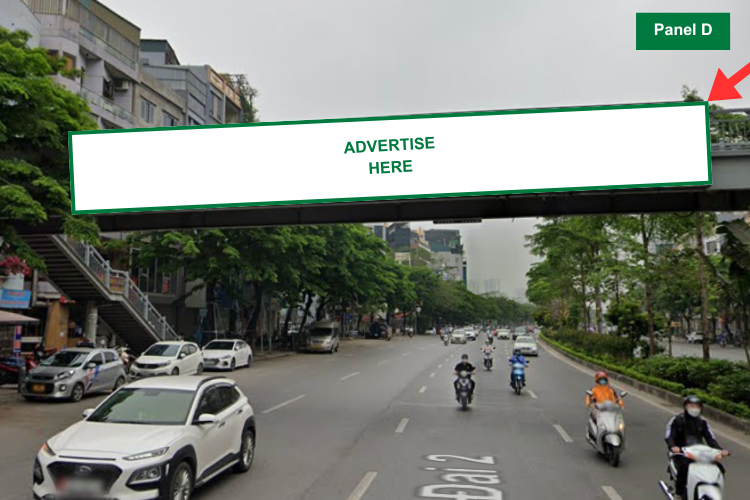 Panel D - Horizontal Light Box Billboard at 28 Vo Chi Cong Street, Ngoc Ha Ward, Ha Noi City