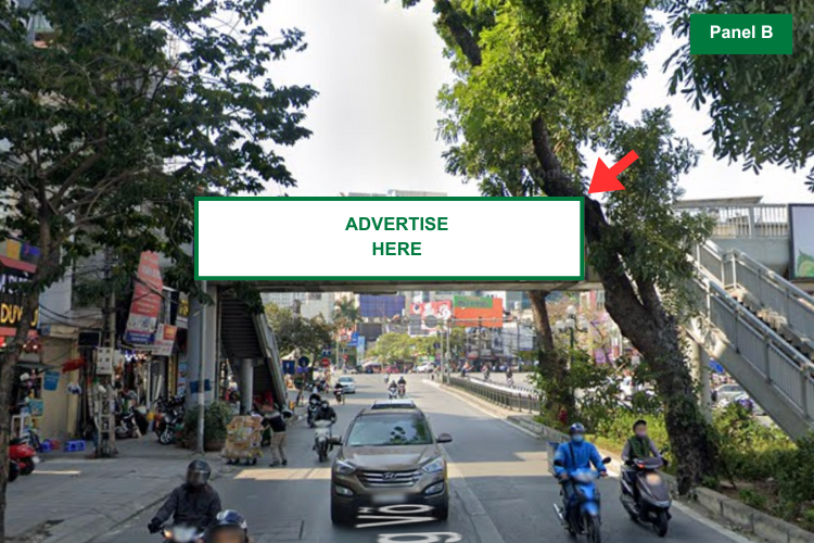 Panel B - Horizontal Light Box Billboard at 309 Giang Vo Street, O Cho Dua Ward, Ha Noi City
