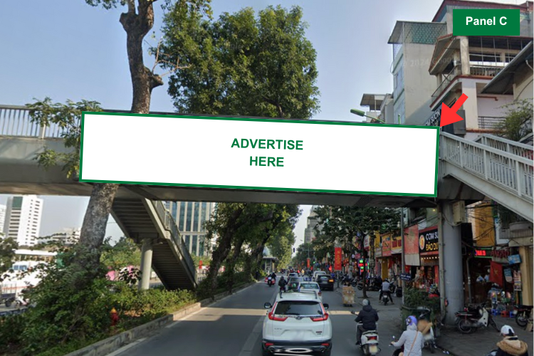 Panel C - Horizontal Light Box Billboard at 309 Giang Vo Street, O Cho Dua Ward, Ha Noi City