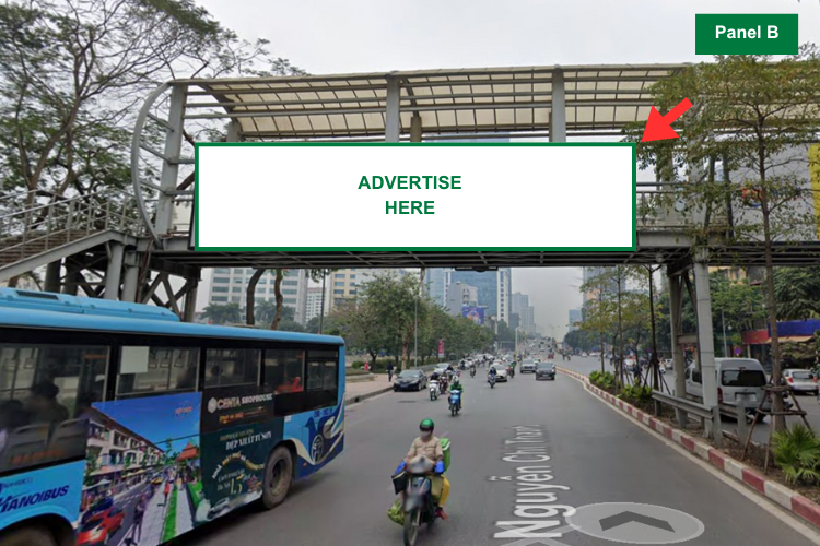 Panel B - Horizontal Light Box Billboard at 33 Nguyen Chi Thanh Street, Ngoc Ha Ward, Ha Noi City