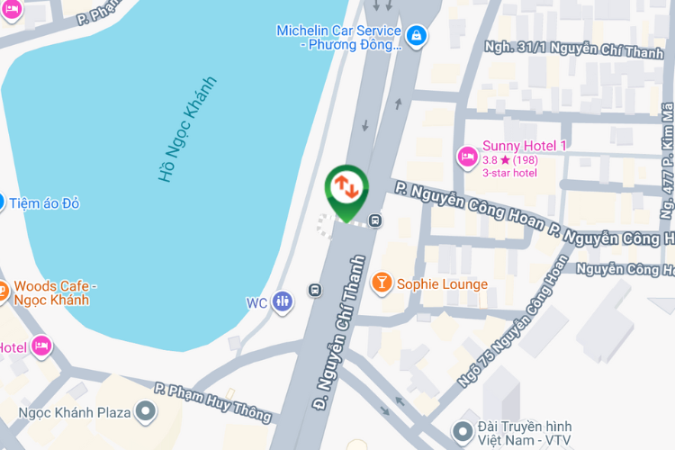 Map - Horizontal Light Box Billboard at 33 Nguyen Chi Thanh Street, Ngoc Ha Ward, Ha Noi City
