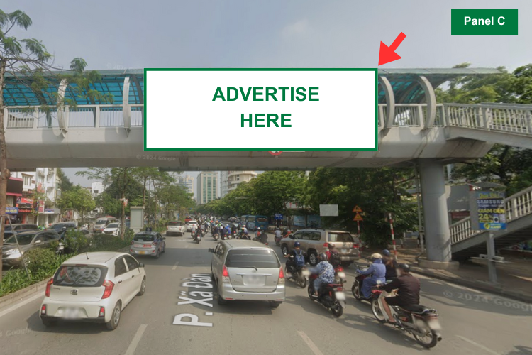 Panel C - Horizontal Light Box Billboard at 210 Xa Dan Street, Van Mieu Ward, Ha Noi City