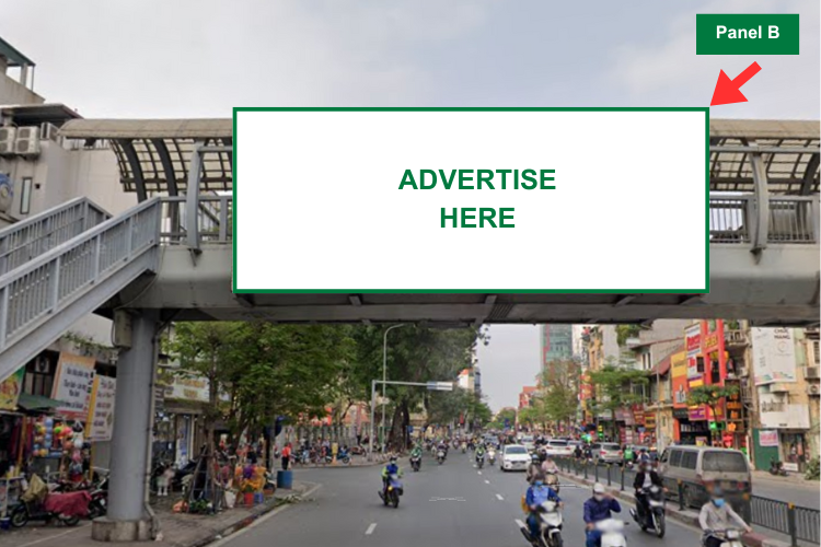 Panel B - Horizontal Light Box Billboard at 178 Tay Son Street, O Cho Dua Ward, Ha Noi City