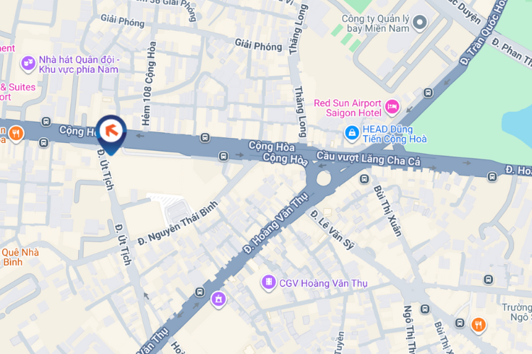 Map - Horizontal  Billboard at 15 17 Cong Hoa, Tan Son Nhat Ward, Ho Chi Minh City (Vincom Plaza Cong Hoa)