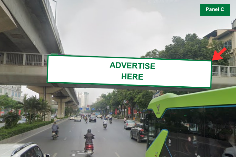 Panel C - Horizontal Light Box Billboard at 108 Nguyen Trai Street, Khuong Dinh Ward, Ha Noi City