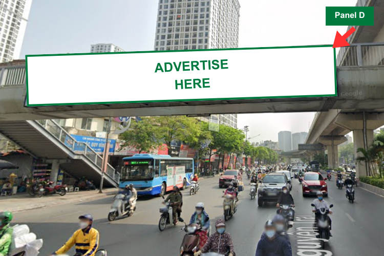 Panel D - Horizontal Light Box Billboard at 108 Nguyen Trai Street, Khuong Dinh Ward, Ha Noi City