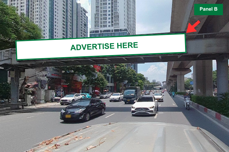 Panel B - Horizontal Light Box Billboard at 336 Nguyen Trai Street, Khuong Dinh Ward, Ha Noi City (University of Social Sciences and Humanities)