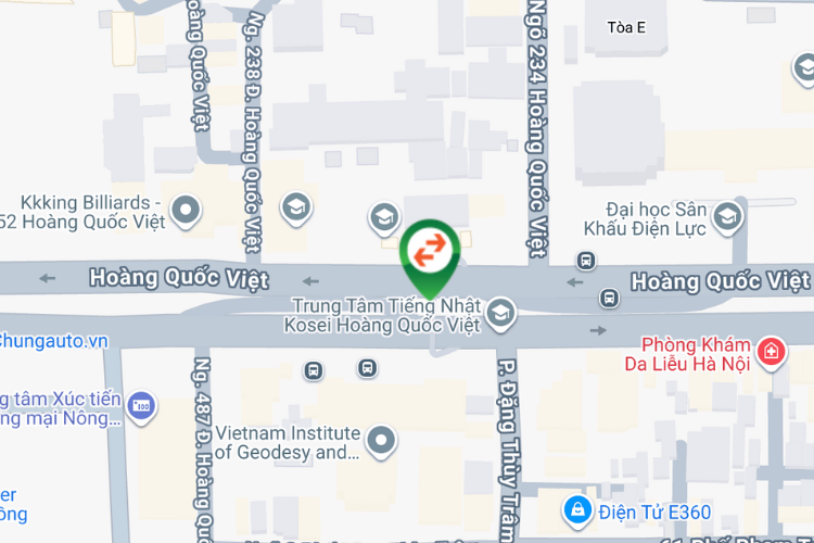 Map - Horizontal Light Box Billboard at 181 Hoang Quoc Viet, Nghia Do Ward, Ho Chi Minh City