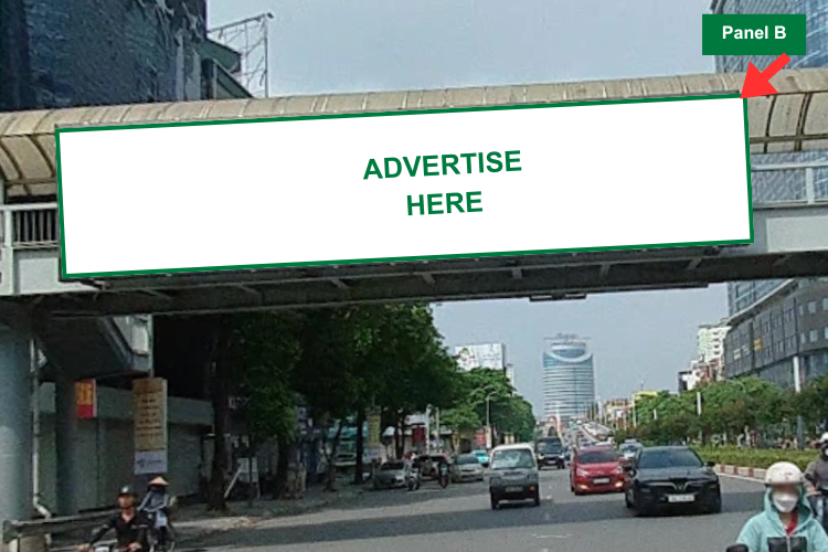 Panel B - Horizontal Light Box Billboard at 34 Tran Duy Hung Street, Yen Hoa Ward, Ha Noi City