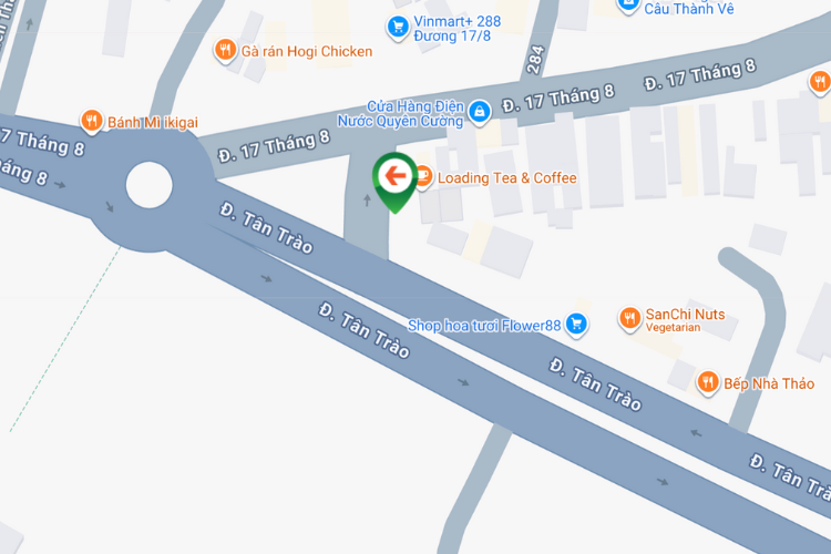 Map -  Horizontal Wallscape Billboard at 17/8 Street, Minh Xuan Ward, Tuyen Quang (17/8 – Tan Trao Roundabout)