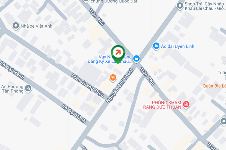 Map - Horizontal Wallscape Billboard at 56 Tran Phu, Tan Phong Ward, Lai Chau (Sieu thi the gioi di dong)