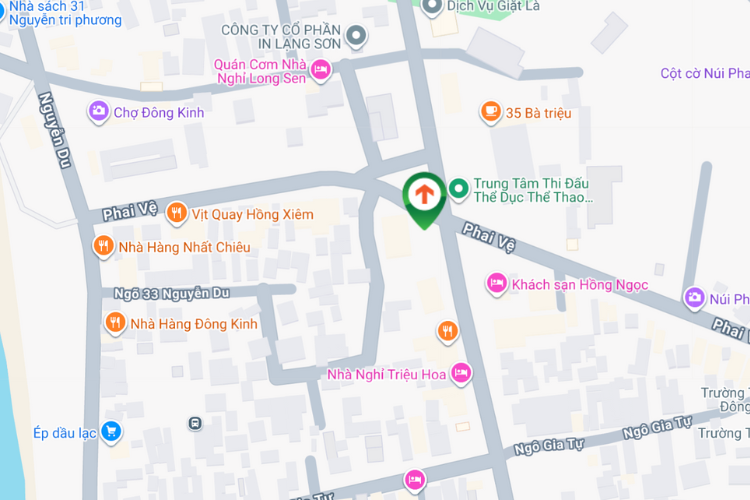 Map - Horizontal Wallscape Billboard at 32 Phai Ve, Dong Kinh Ward, Lang Son (Loc Studio)