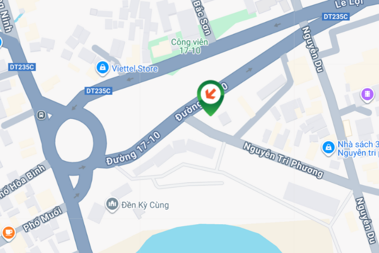 Map - l Horizontal Wallscape Billboard at 2 17/10 Street, Dong Kinh Ward, Lang Son