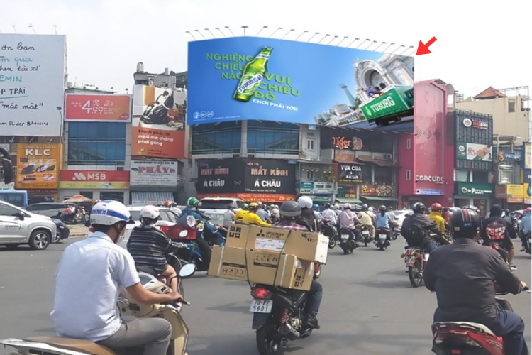 1 Bảng quảng cáo Pano ốp tường tại số 516 Nguyễn Thị Minh Khai, Phường Bàn Cờ, TP. Hồ Chí Minh