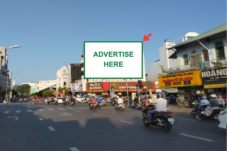 1 Panel Horizontal Wallscape Billboard at 75 Tran Hung Dao, An Dong Ward, Ho Chi Minh City