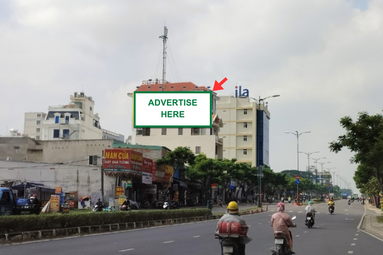 1 Panel Horizontal Wall-mounted Pano Billboard at 472 Le Van Viet, Tang Nhon Phu Ward, Ho Chi Minh City