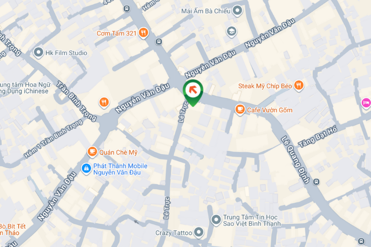 Map - Vertical Wallscape Billboard at 309 Le Quang Dinh, Gia Dinh Ward, Ho Chi Minh City