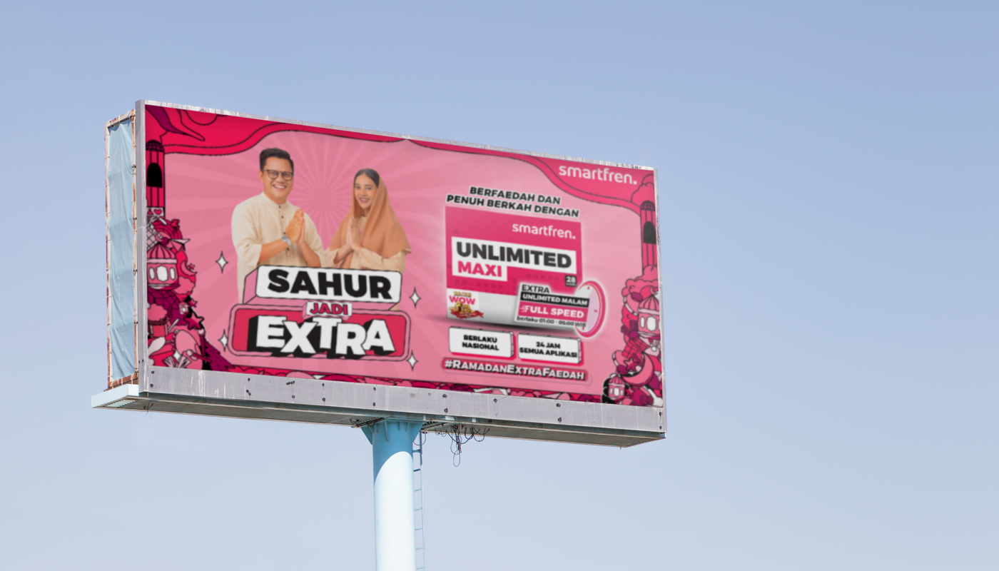 Billboard Launch untuk Smartfren Ramadan Campaign