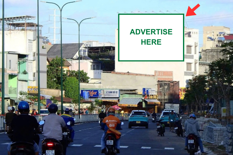 1 Panel Horizontal Wallscape Billboard at 42 Duong Quang Ham, An Nhon Ward, Ho Chi Minh City
