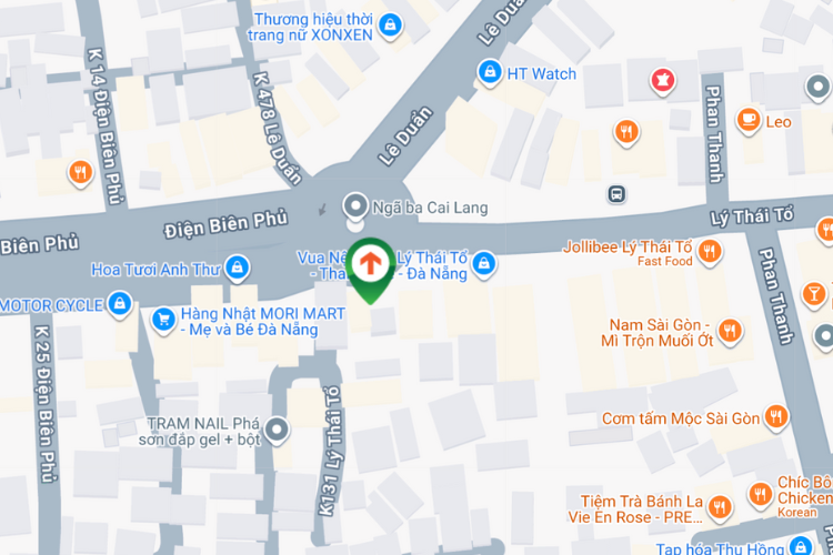 Map -  Vertical Wallscape Billboard at 131 Ly Thai To, Thanh Khe Ward, Da Nang City