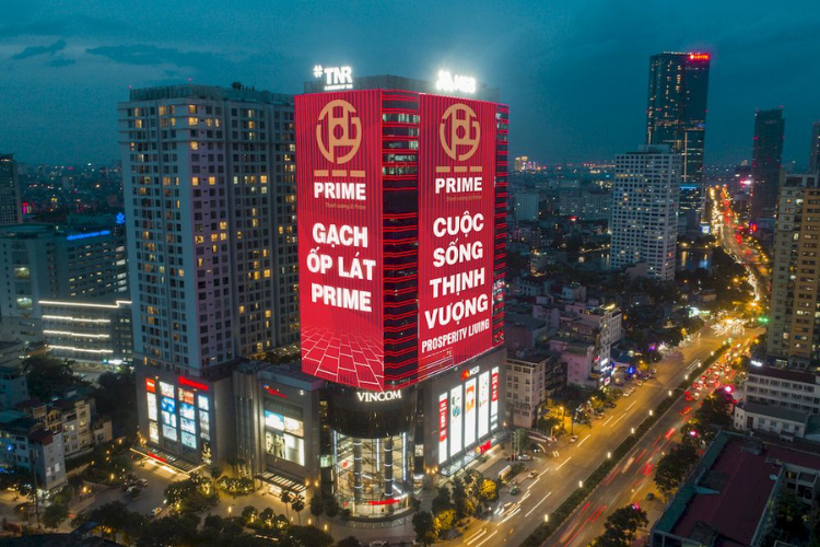 LED building advertising of Prime 