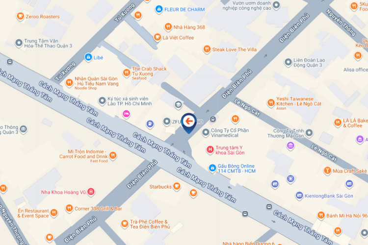 Map - Horizontal LED Screen Billboard at Vuon Lai, Ho Chi Minh City