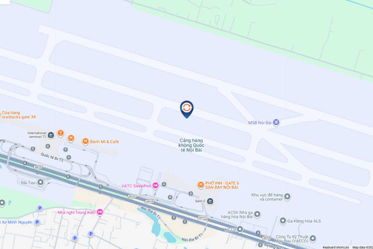 Map- Vertical LED Wall Cladding Billboard at Noi Bai International Airport, Noi Bai, Ha Noi City (Immigration area, Level 2, Terminal T2)